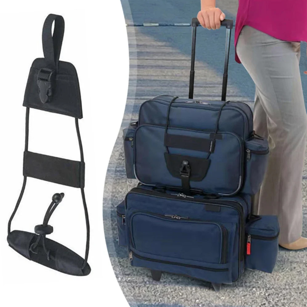 Luggage Strap Belt - Ремень-фиксатор для багажа, прочный нейлоновый ремень