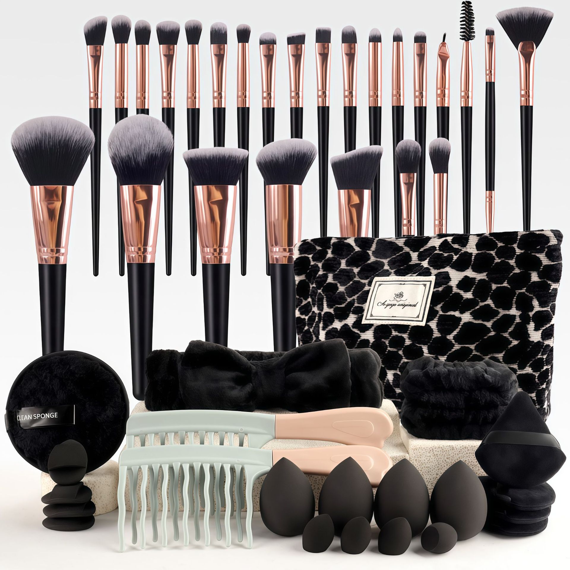 Набор кистей для макияжа в сти – обзор и цена Travel Accessories Set