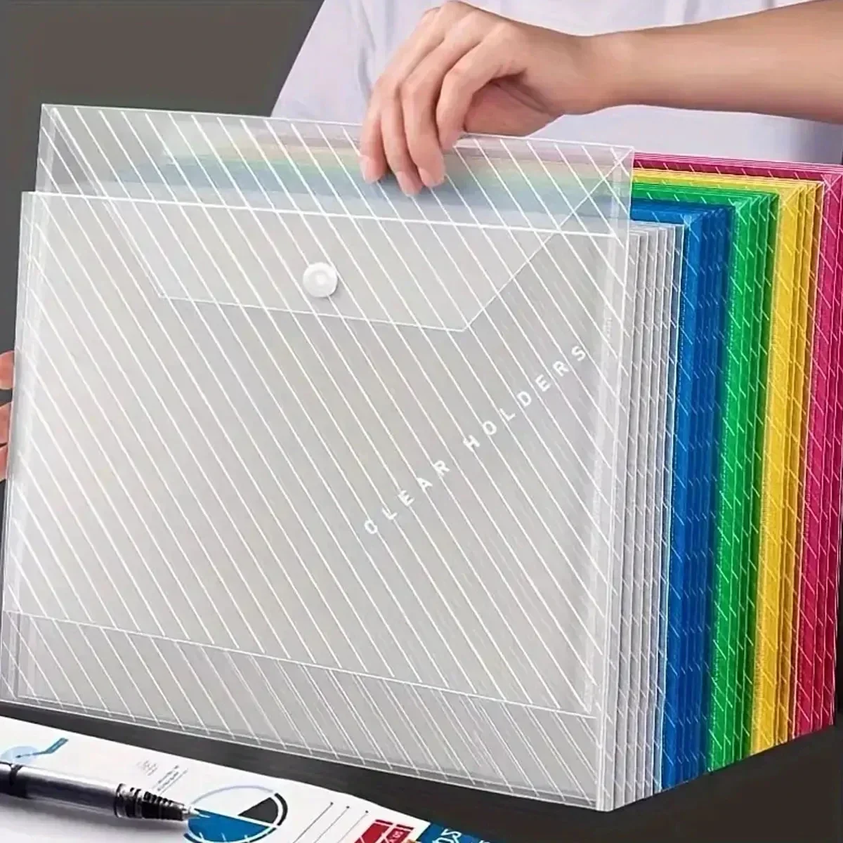 10/5 шт., прозрачная папка фор – обзор и цена Document Organizer Folder