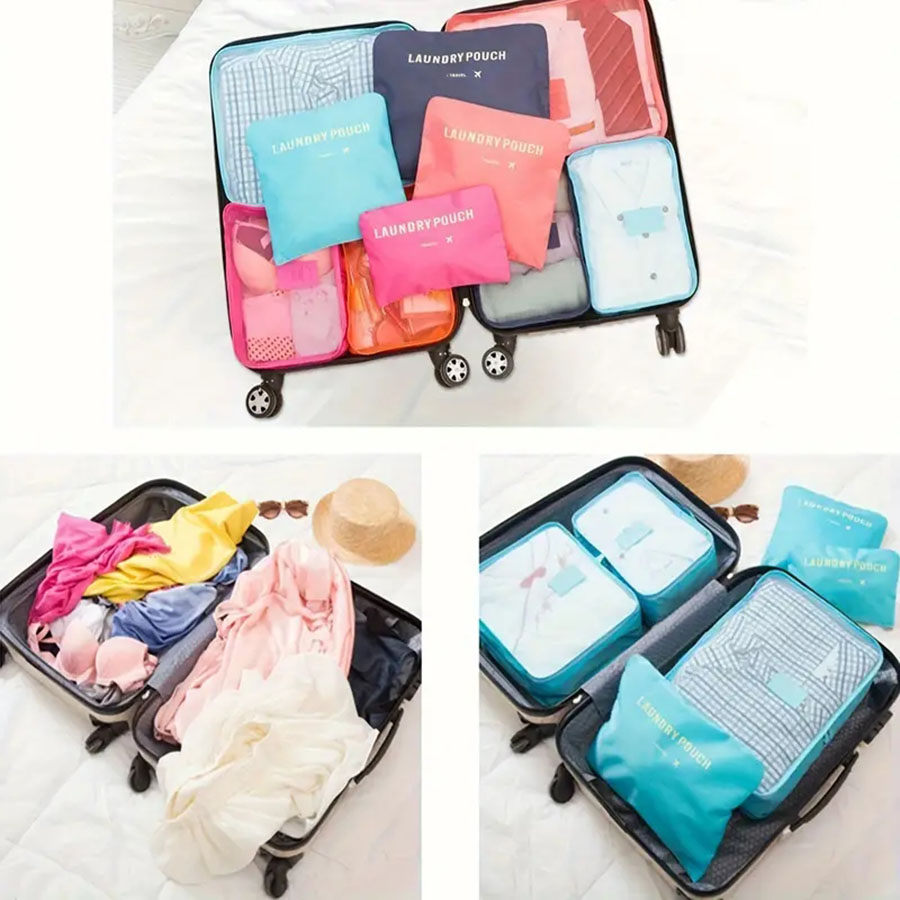6 шт., дорожный органайзер, су – обзор и цена Travel Accessories Bag For Women