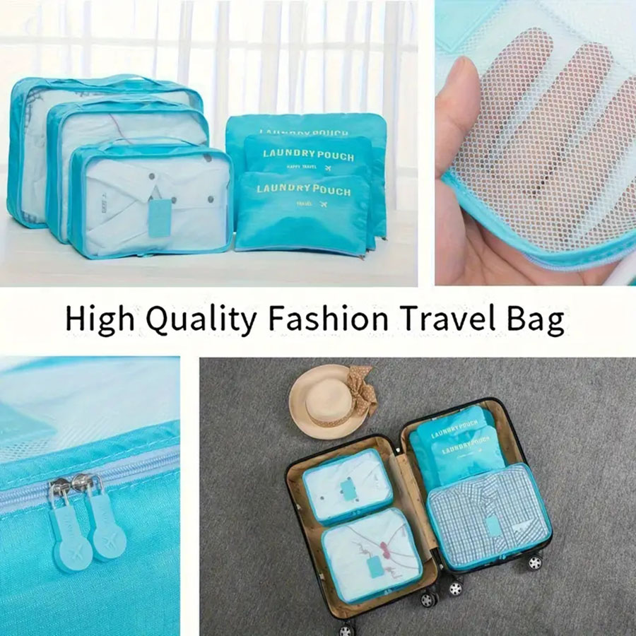 6 шт., дорожный органайзер, су – обзор и цена Travel Accessories Bag For Women