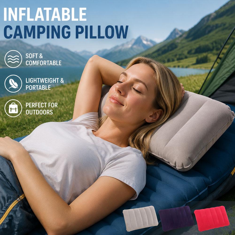 Надувная подушка 47x30 см для  – обзор и цена Travel Accessories Pillow