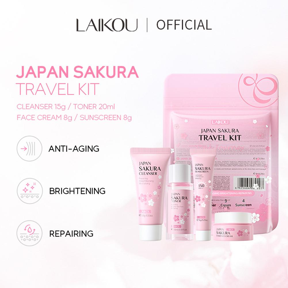 Набор для ухода за кожей Сакур – обзор и цена Travel Accessories Set