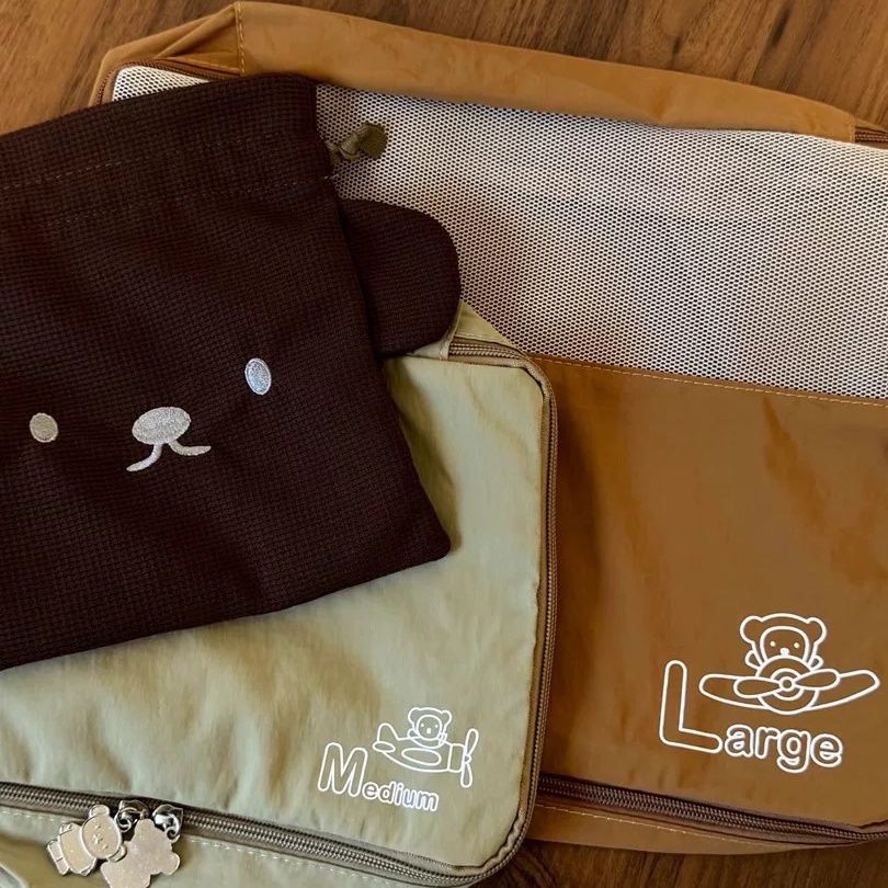 Набор дорожных сумок Miffy для – обзор и цена Travel Accessories For Japan Trip