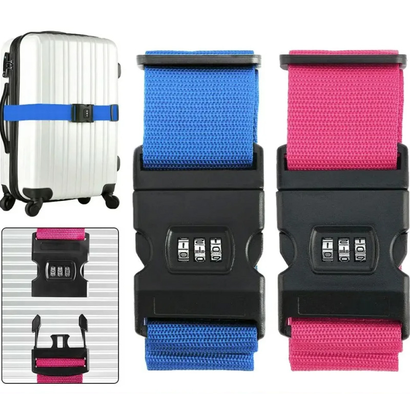 Ремни для багажа, прочные, эла – обзор и цена Luggage Strap Belt