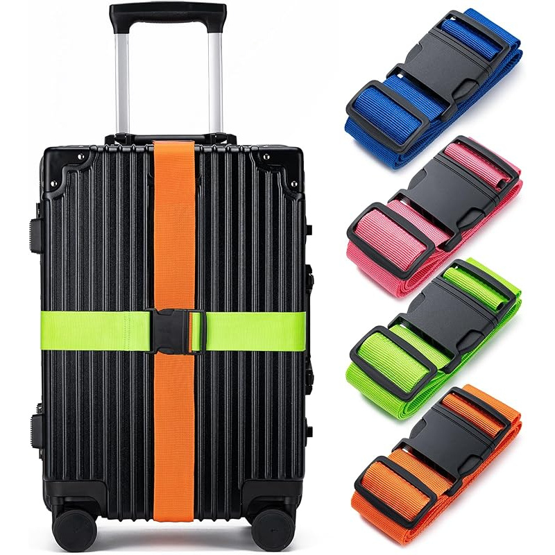 Набор из 4 ремней для багажа,  – обзор и цена Luggage Strap Belt