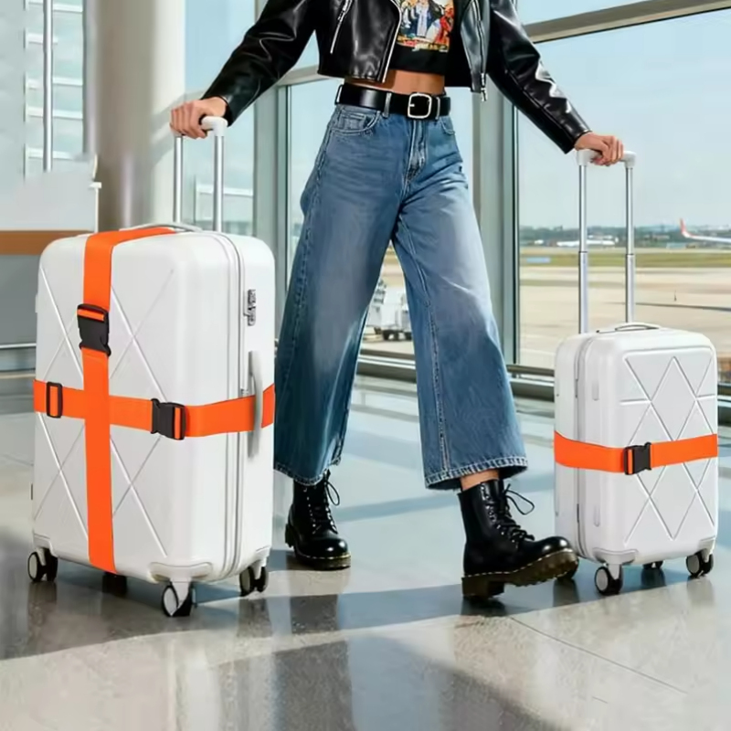 Набор из 4 ремней для багажа,  – обзор и цена Luggage Strap Belt